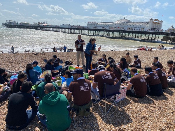 Brighton Beach Cleanup Campaign at Brighton UK