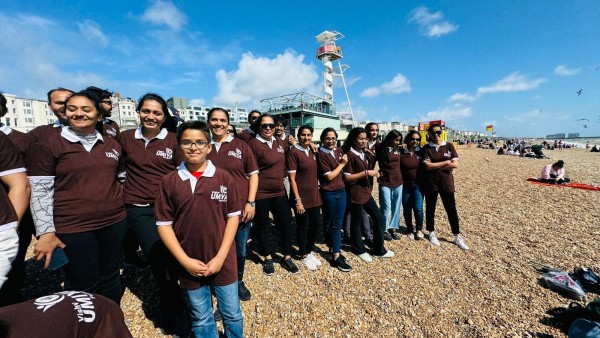 Brighton Beach Cleanup Campaign at Brighton UK