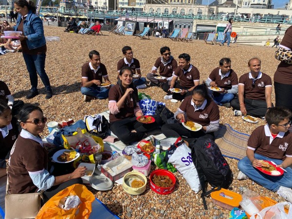 Brighton Beach Cleanup Campaign at Brighton UK