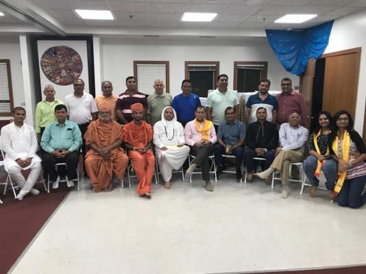 Group meeting of the Vishv Umiya Foundation and Umiyadham Chicago Temple