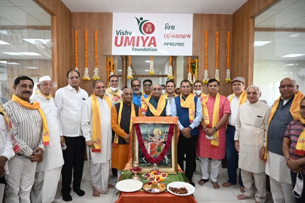 Inauguration of the Office of Vishv Umiyadham at Jaspur on Dhuleti