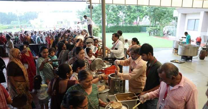 Over 10 Lakh Devotees Receive Free Food Prasad